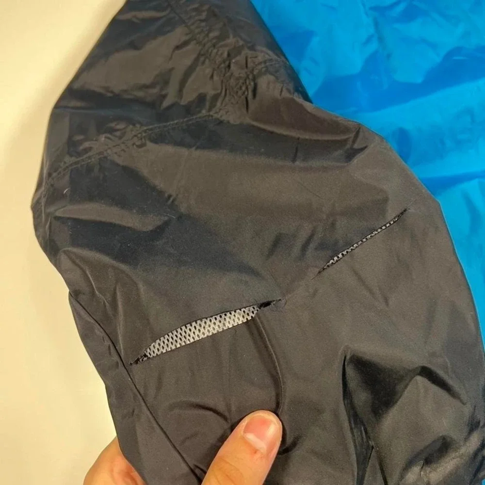 Nike Windbreaker 90s Carolina Panthers NFL Pro Line Reversible Blue Black L